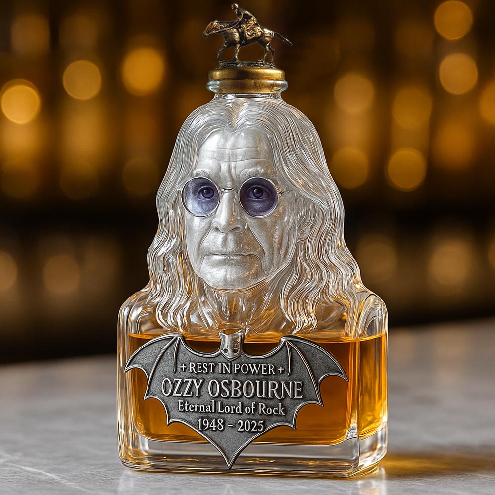 Eternitized in Glass — Whiskey Glass in Honor of Ozzy Osbourne