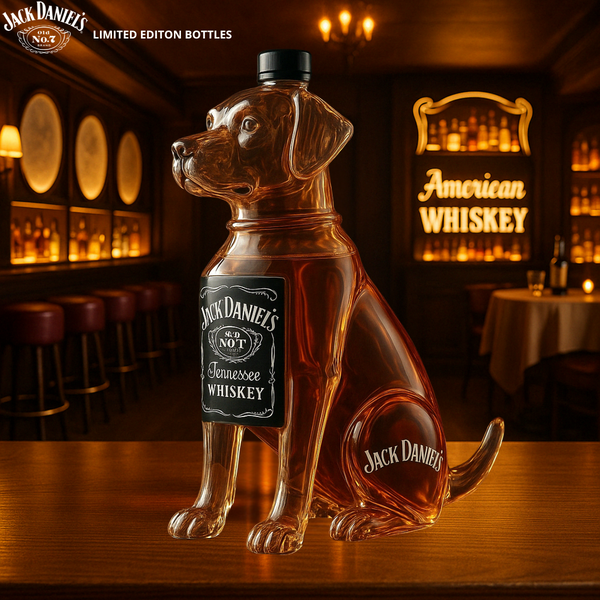 Dog-Shaped Whisky Bottle