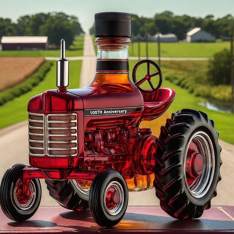 100 LET FARMALL Whiskey Bottle
