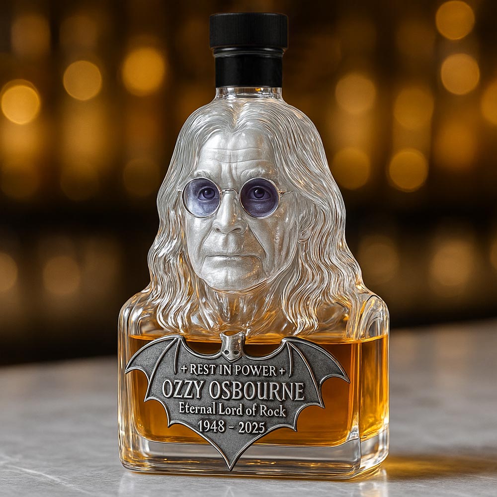Eternitized in Glass — Whiskey Glass in Honor of Ozzy Osbourne