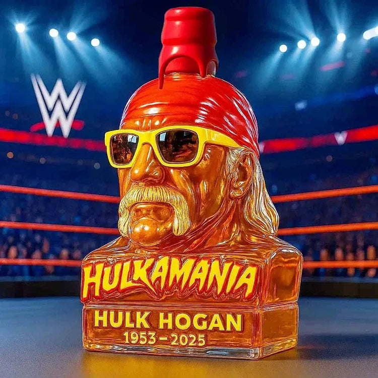 1953 Limited Edition Collectible Hulk Hogan Whiskey Bottle