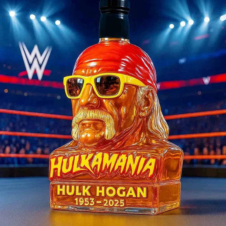 1953 Limited Edition Collectible Hulk Hogan Whiskey Bottle
