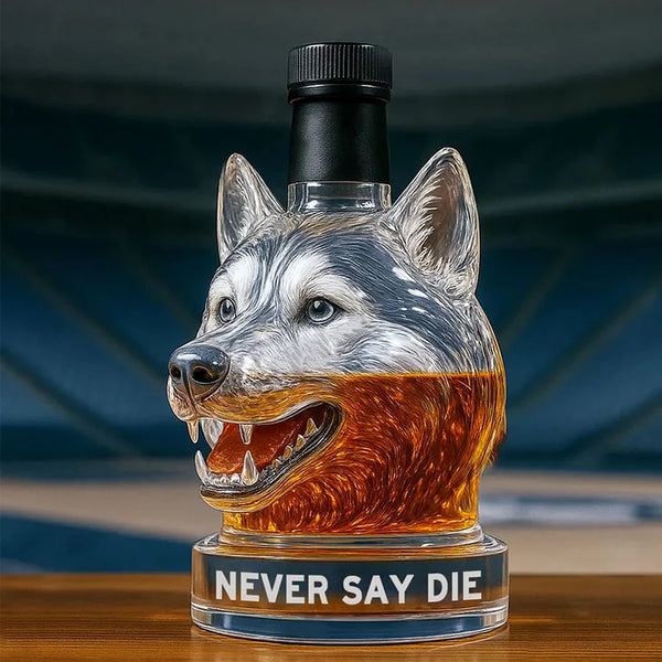 Husky Whiskey Bottle