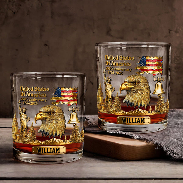 250th Anniversary - Personalized Snow White Falcon Whisky Glass